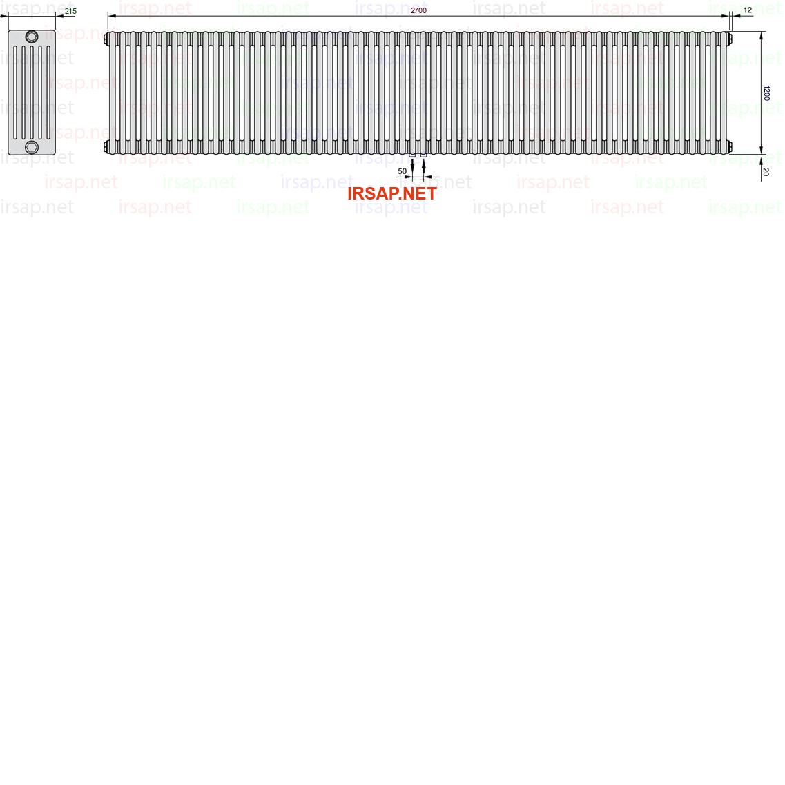 Радиатор IRSAP Tesi 61200/60 T50 CL 01